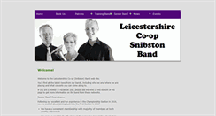 Desktop Screenshot of leicscoopband.co.uk